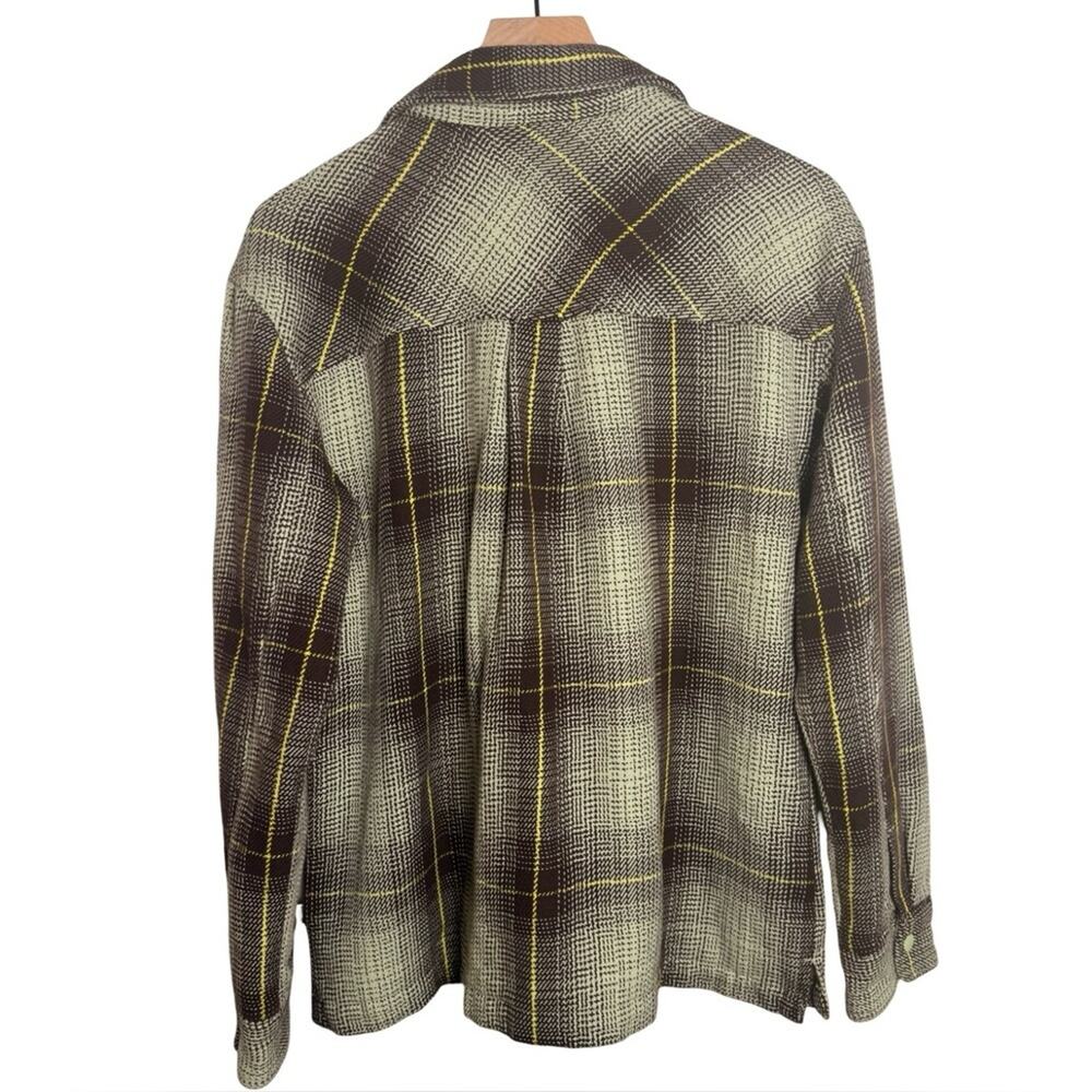The North Face Valley Twill Plaid Shacket | Misty‎ Sage Utility Jacket Women’s M - Picture 3 of 8